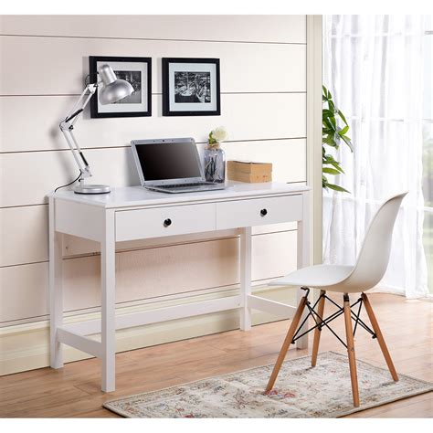 white desks with drawers|white desk with drawers for bedroom.